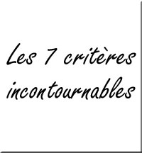 Critères qualité